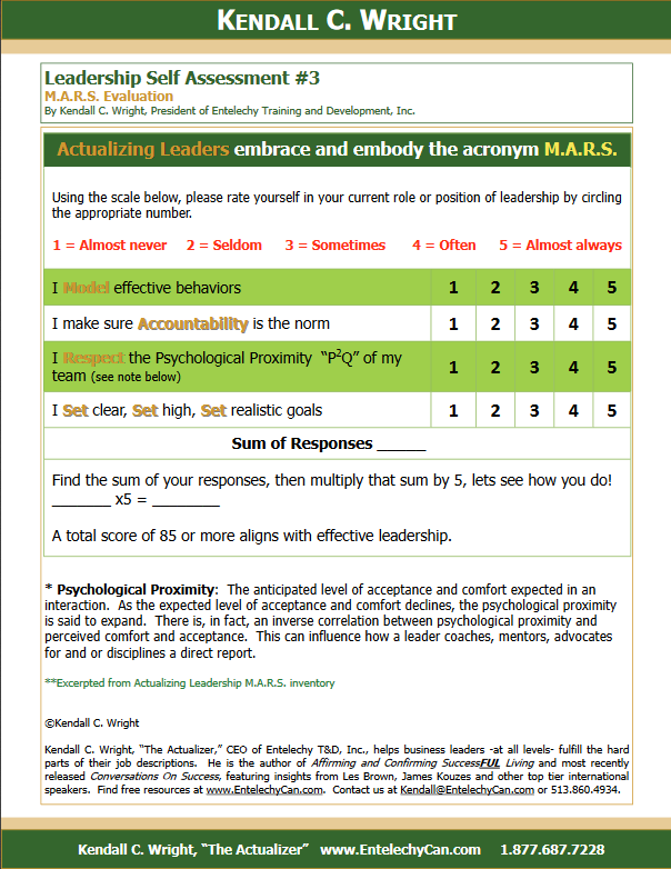 LSA#3 M.A.R.S. Eval