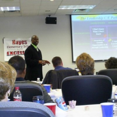 Kendall C. Wright engages the minds of Educators